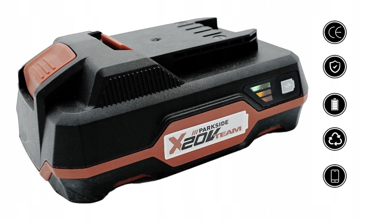 AKUMULATOR BATERIA PARKSIDE 20V 2.0Ah BATERIA PAP B1 20 V 2Ah X20V