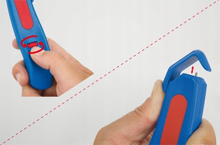 NÓŻ DO ŚCIĄGANIA IZOLACJI KABLI WEICON S4-28 MULTI