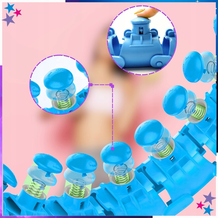 HULA HOP z Obciążeniem Odchudzające Obciążnikiem z Wypustkami SMART HULAHOP