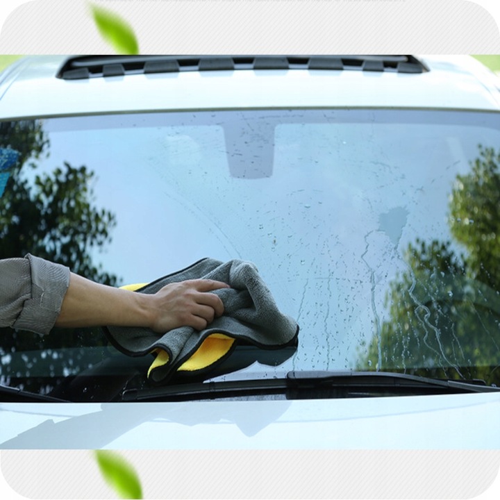 PUSZYSTY RĘCZNIK Z MIKROFIBRY 800g/m2 DO OSUSZANIA SAMOCHODU AUTA DETAILING