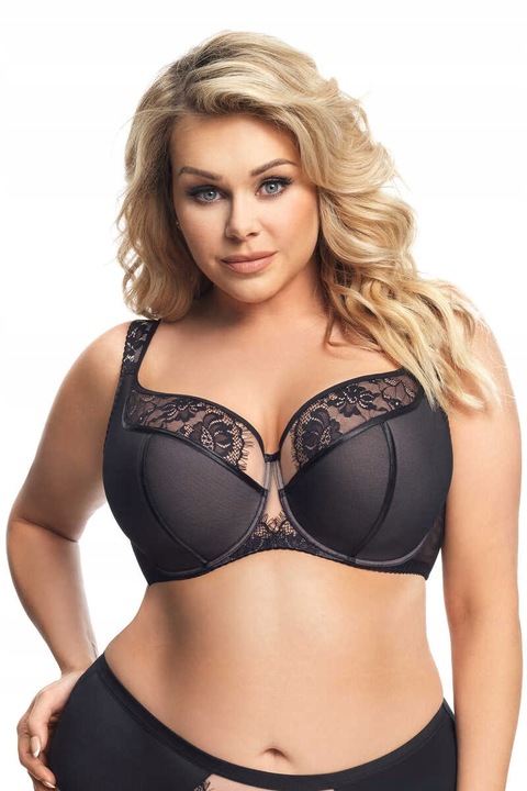 Biustonosz GORSENIA Alicante semisoft 647 czarn...