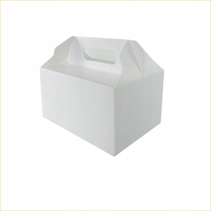 PUDEŁKO NA CIASTO wesele kartonik ŚLUB białe100szt