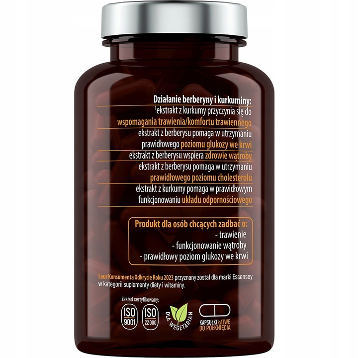 Essensey Berberyna Kurkumina 90 BERBERINE KURKUMA