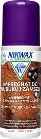 Nikwax Zestaw Nubuk Zamsz i Żel do obuwia 125 ml