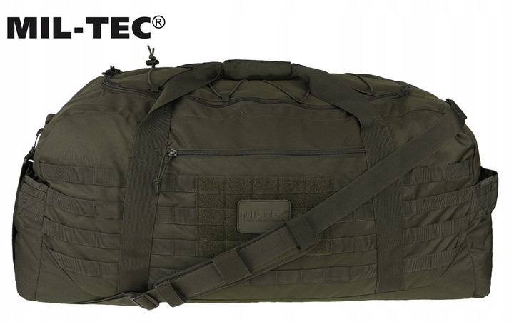 Torba wojskowa turystyczna Mil-Tec US Combat Parachute Cargo - Olive 105l
