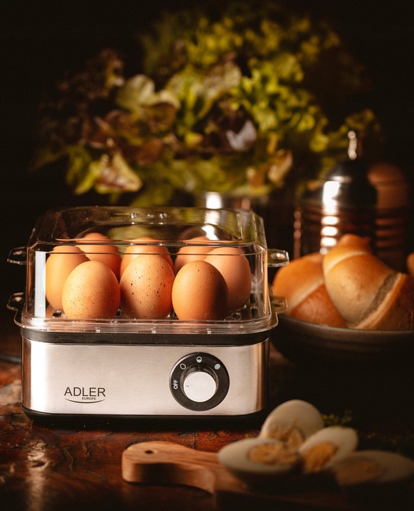 Jajowar Adler AD4486 NA 8 JAJEK AUTOMAT DO GOTOWANIA JAJ 4486