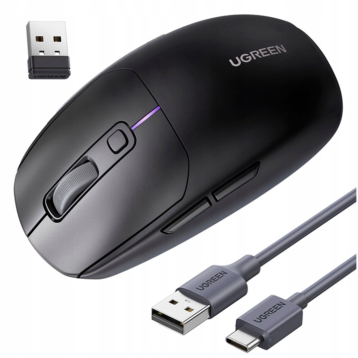 UGREEN MYSZ BEZPRZEWODOWA MYSZKA KOMPUTEROWA BLUETOOTH 5.0 2.4 G USB-C