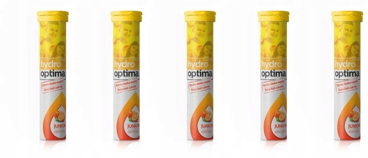 Hydrooptima Junior Tabletki Musujące 20 sztuk