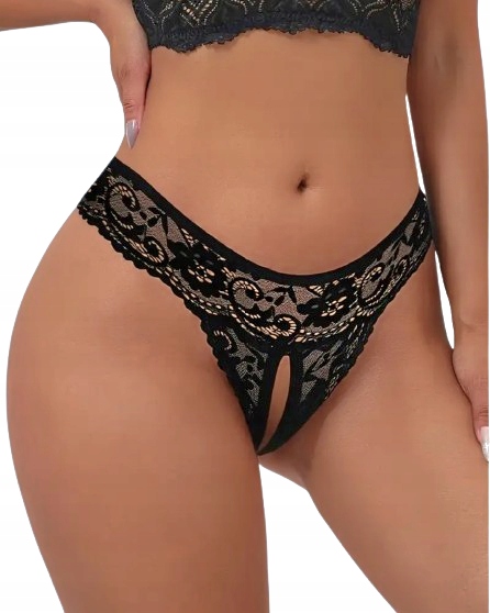 FIGI STRINGI MAJTECZKI OTWARTE Z DZIURKĄ ROZMIAR L/XL