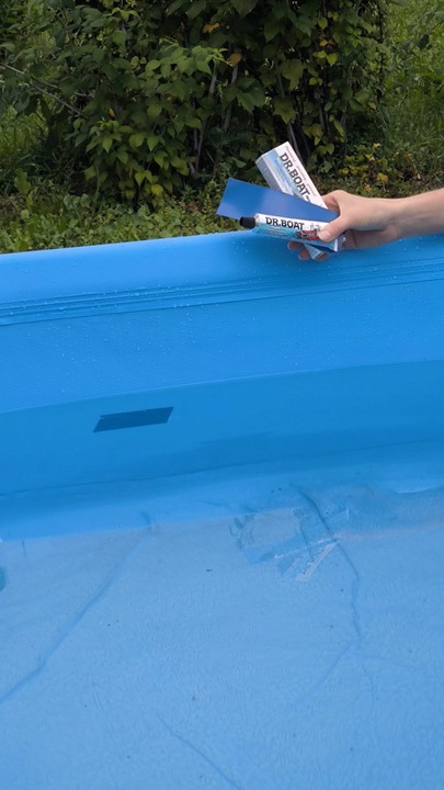 Klej do naprawy BASENU JACUZZII SUP 2w1 NA SUCHO NA MOKRO z lata i bez