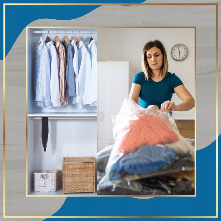 WORKI PRÓŻNIOWE 60x80 ZESTAW 10 SZTUK GRUBE SZCZELNE WIELOKROTNEGO UŻYTKU