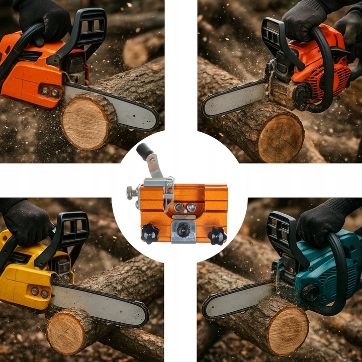 Ostrzałka do Łańcuchów Piły Spalinowej Pilarki Ręczna 5 x Ostrza