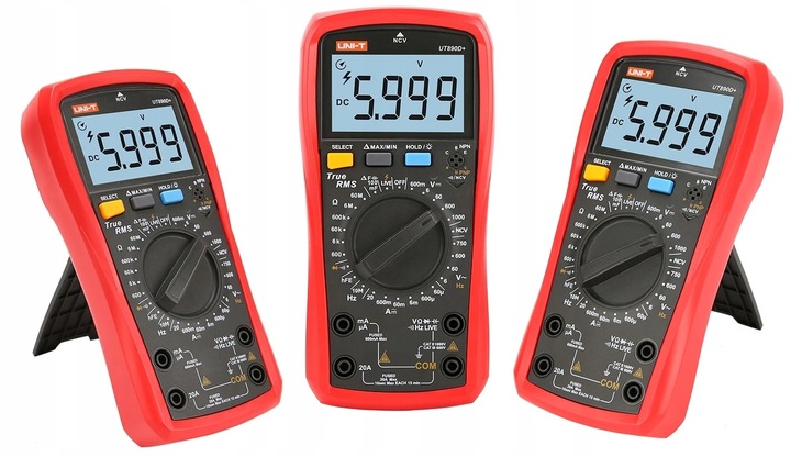 MIERNIK multimetr TrueRMS 20 NCV hFe UNI-T UT890D+