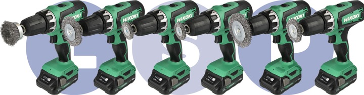 SZCZOTKA DRUCIANA DO WIERTARKI WKRĘTARKI NA WIERTARKĘ ZESTAW SZCZOTEK