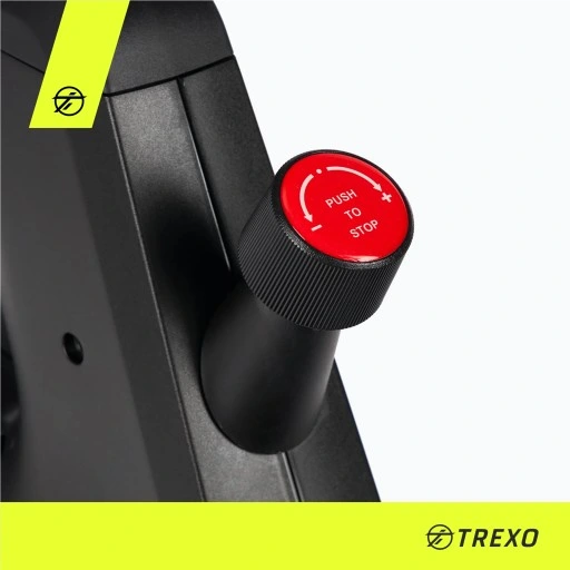 Rower stacjonarny treningowy TREXO czarny EB-500