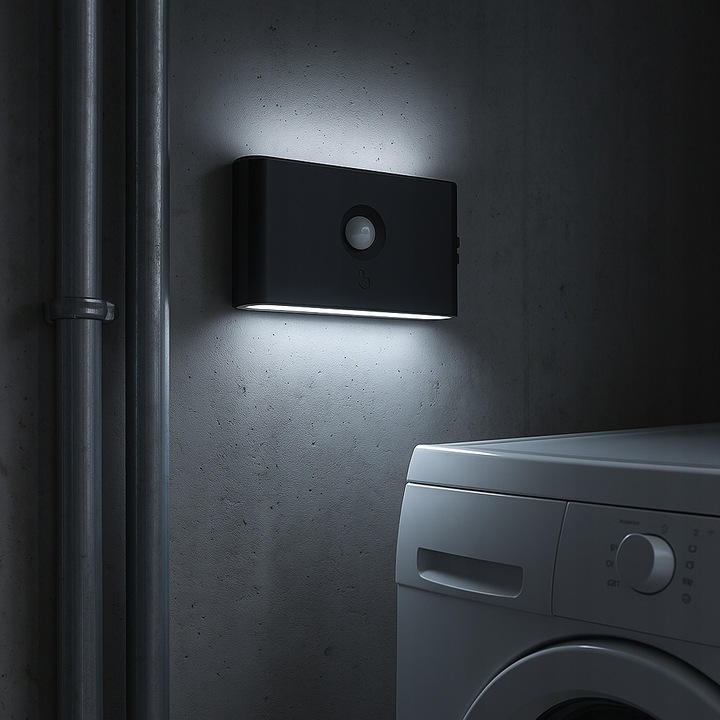 Lampka nocna z Czujnikiem Ruchu na akumulator samoprzylepna na ścianę