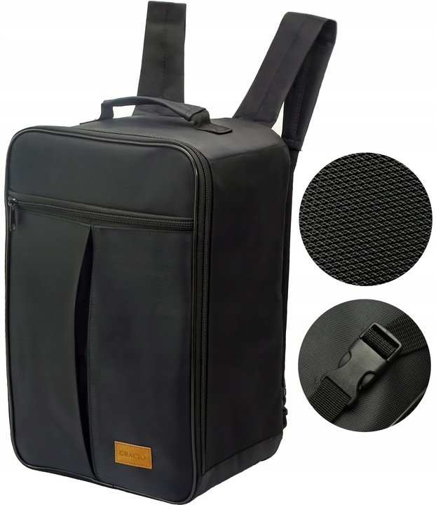 Plecak Torba BAGAZ Podreczny 20L Ryanair Wizzair 40x20x25 Wytrzymaly