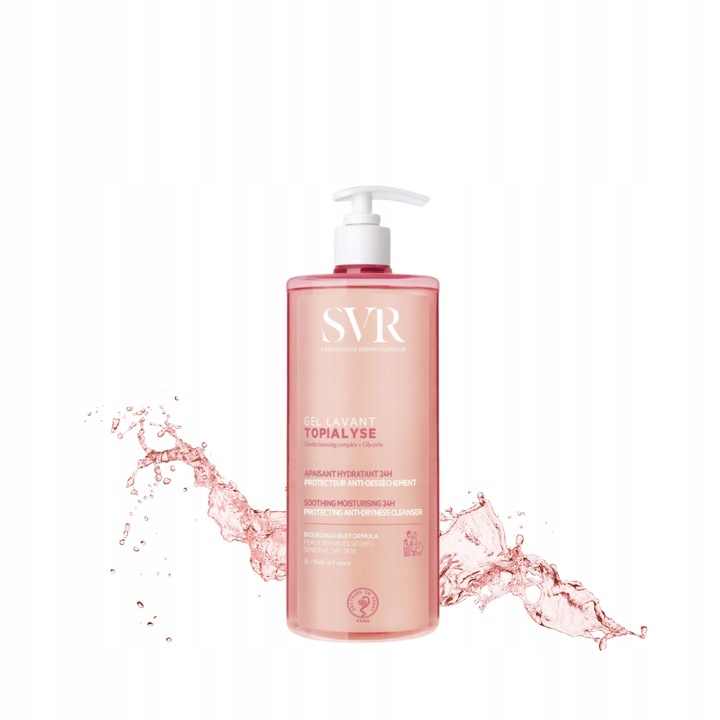 SVR Topialyse Gel Lavant Żel Do Mycia Całego Ciała i Twarzy 1000 ml