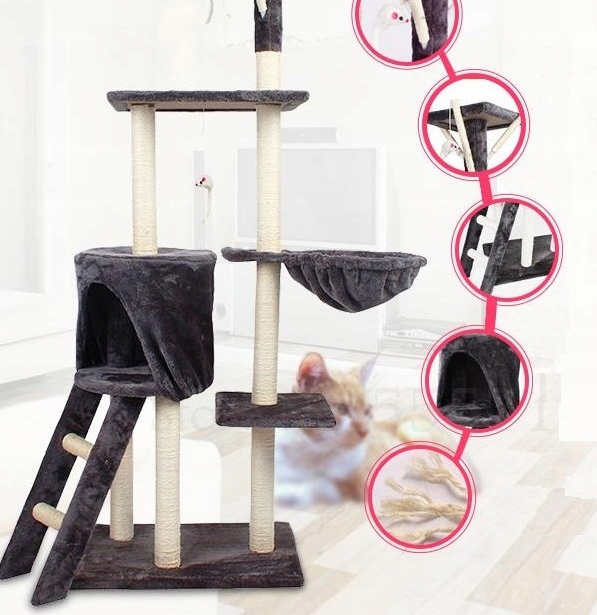 Drapak dla kota drzewo legowisko Domek 138cm F014