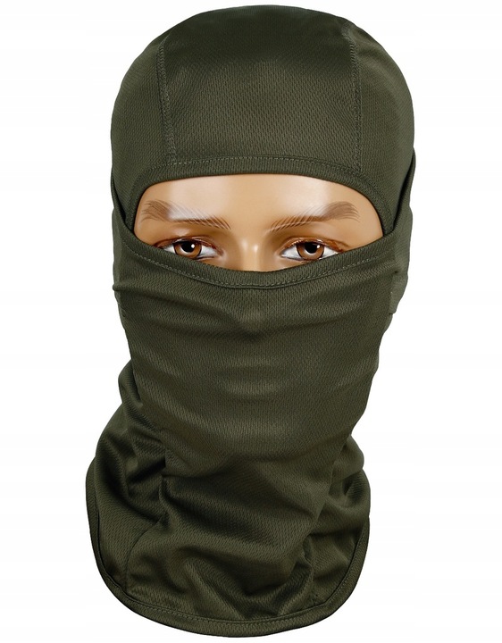 Kominiarka termoaktywna uniwersalna Mil-Tec Balaclava pod kask olive