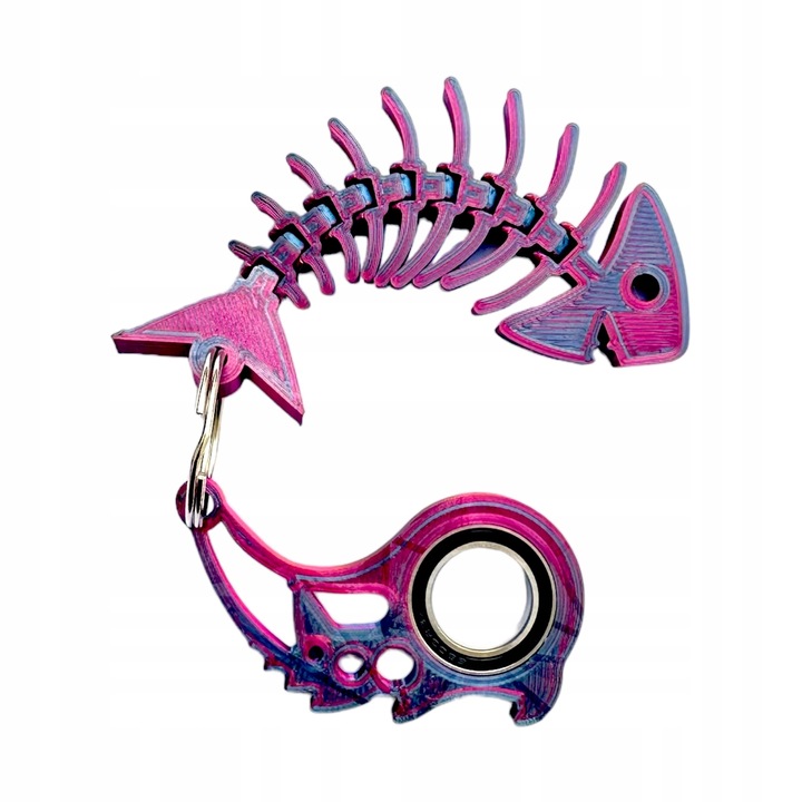 KEYSPINNER Keyrambit Flexi Ryba ZESTAW Brelok BRELOCZEK do kluczy Midnight