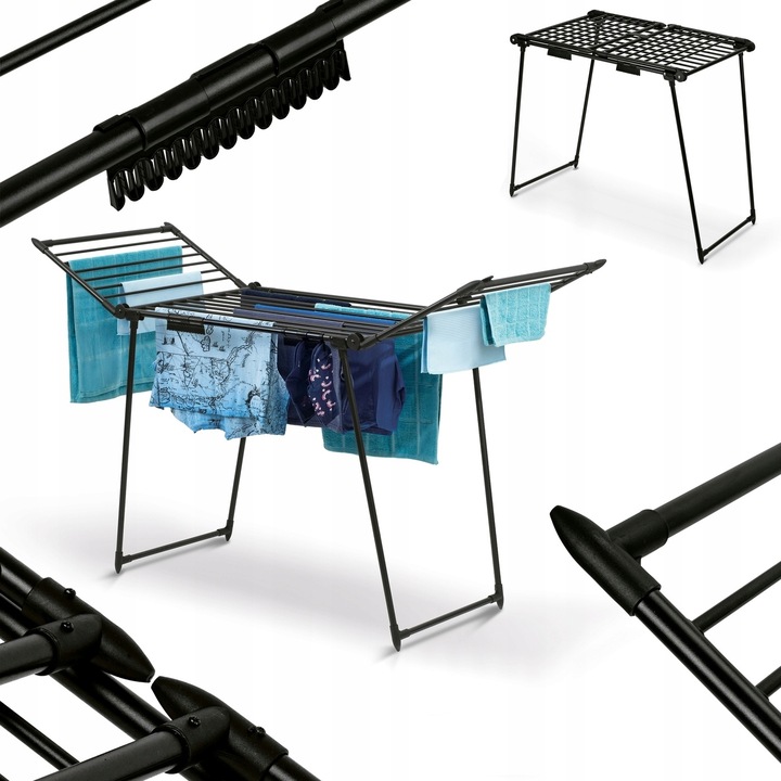 SUSZARKA Balkonowa na Pranie STALOWA SOLIDNA Konighoffer Spring