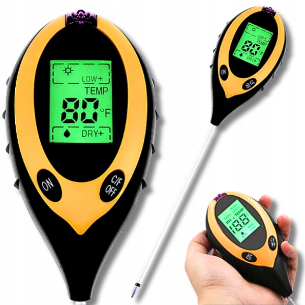 KWASOMIERZ GLEBOWY MIERNIK TESTER PH ZIEMII 4w1