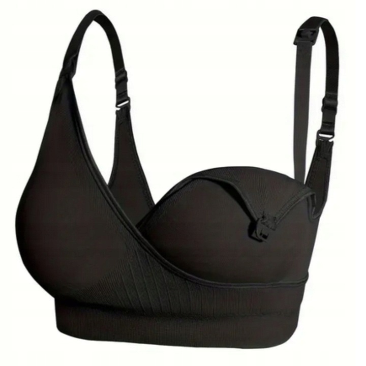 BIUSTONOSZ BEZSZWOWY ZESTAW DO KARMIENIA CIĄŻOWE BEZ FISZBIN MIĘKKIE L