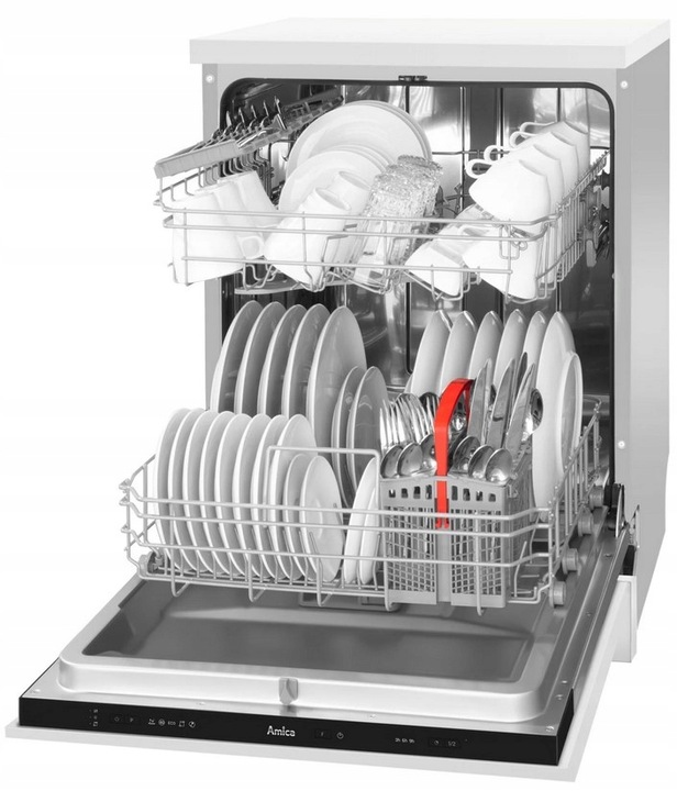 Zmywarka Amica DIM61E5qN 60cm 12kpl HotAirDrying HalfLoad 5programów