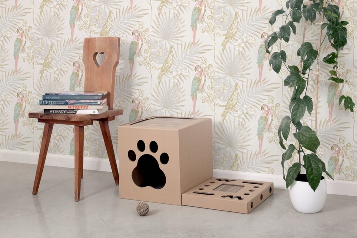 Zabawka Tobby z kocimiętką dla kota Carton+pets