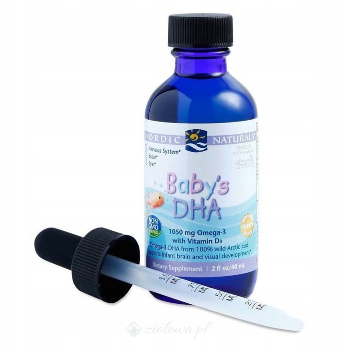 Nordic Naturals Baby's DHA z witaminą D3 60 ml