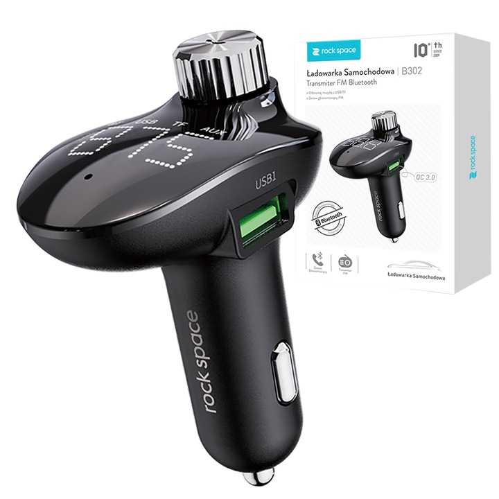 Radio samochodowe Bluetooth Kruger&Matz 1 DIN USB AUX Jack 3,5 mm