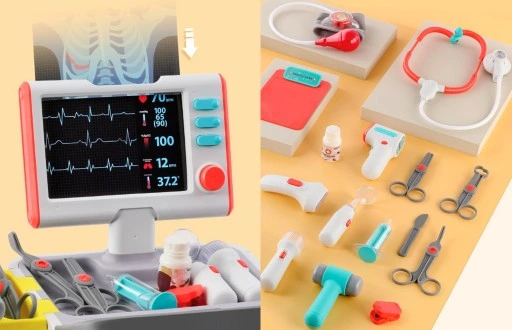 ZESTAW MAŁEGO LEKARZA STACJA MEDYCZNA PIELĘGNIARKA