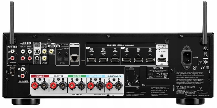 JBL STAGE A170 A120 A125C DENON AVC-S660H KINO 5.0