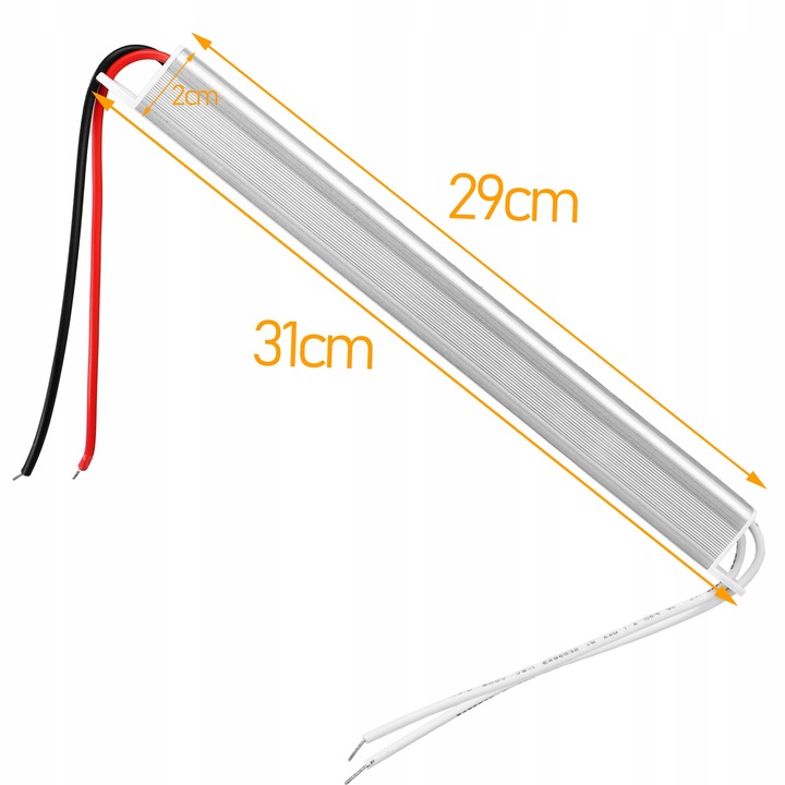 Zasilacz LED 12V 60W 5A Do Taśm Taśmy Transformator Ultra Slim Cienki