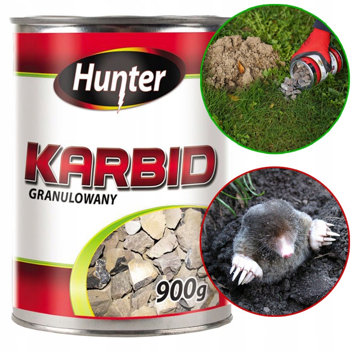 KARBID GRANULOWANY ŚRODEK NA KRETY ODSTRASZACZ KRETA KRETÓW KARBIT =