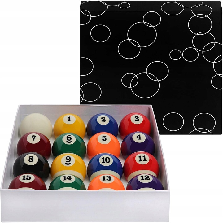 Zestaw Komplet bil, Bile do bilarda 57,2mm pool