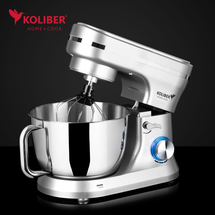 ROBOT KUCHENNY PLANETARNY MIKSER KOLIBER 2400W 4.5L 6w1 WIELOFUNKCYJNY