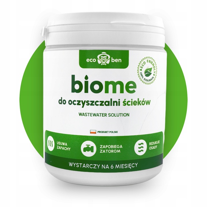 Bakterie BIOME do oczyszczalni ścieków Biologiczny Preparat Środek
