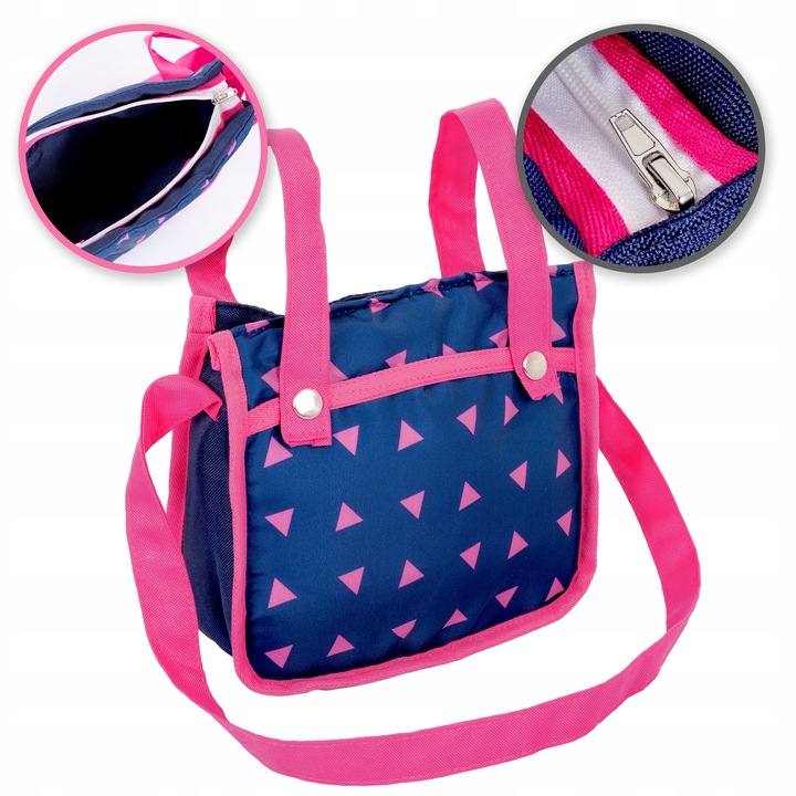 KINDERPLAY WÓZEK DLA LALEK GŁĘBOKI GONDOLA SKŁADANY TORBA REGULOWANA RĄCZKA