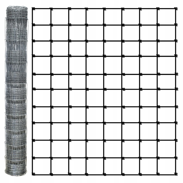 SIATKA LEŚNA 100/11/10 L rolka 25m OCYNKOWANA zając sarna dzik pole