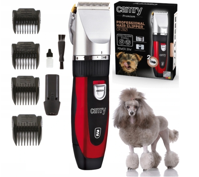 MASZYNKA DO STRZYŻENIA PSÓW ZWIERZĄT CAMRY +ZESTAW