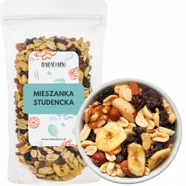 Mieszanka Studencka 1kg - ORZECHY BAKALIE PYSZNE!