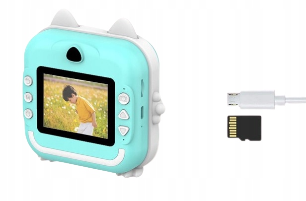 DRUKUŚ DRUKARKA APARAT NATYCHMIASTOWY FOTOGRAFICZNY MINI TERMICZNA RÓŻOWY