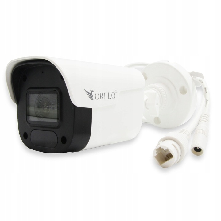 Zestaw Monitoringu 4 Kamery IP POE Zewnętrzne ORLLO ECO BULLET 4xLAN GRATIS