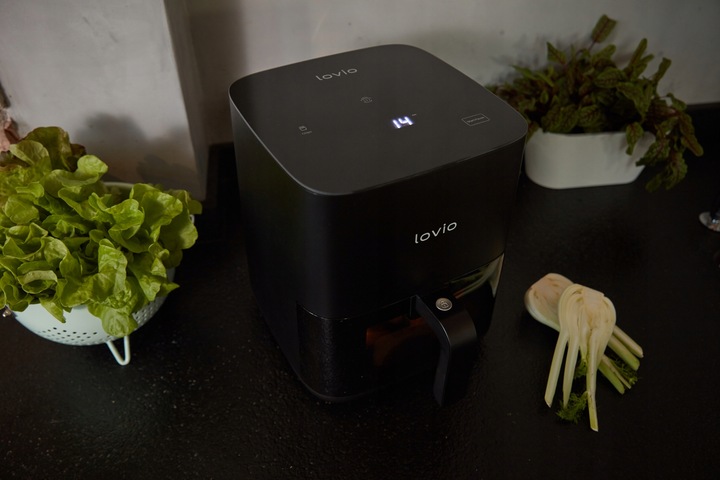 FRYTKOWNICA BEZTŁUSZCZOWA AIR FRYER FRYTOWNICA LOVIO 5L 8 PROGRAMÓW