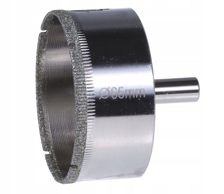 DREL OTWORNICA OTWORNICE DIAMENTOWA KORONKA DO SZKŁA PŁYTEK GRESU 65mm