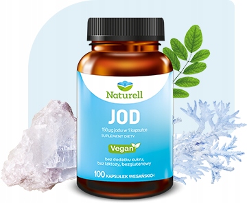 Naturell Jod 150 mcg Jodek Potasu Tarczyca 100 kap
