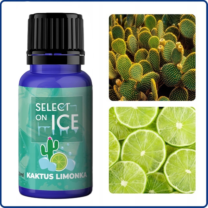 AROMAT SPOŻYWCZY DO CIAST NAPOJÓW SELECT ON ICE - KAKTUS LIMONKA 30 ML