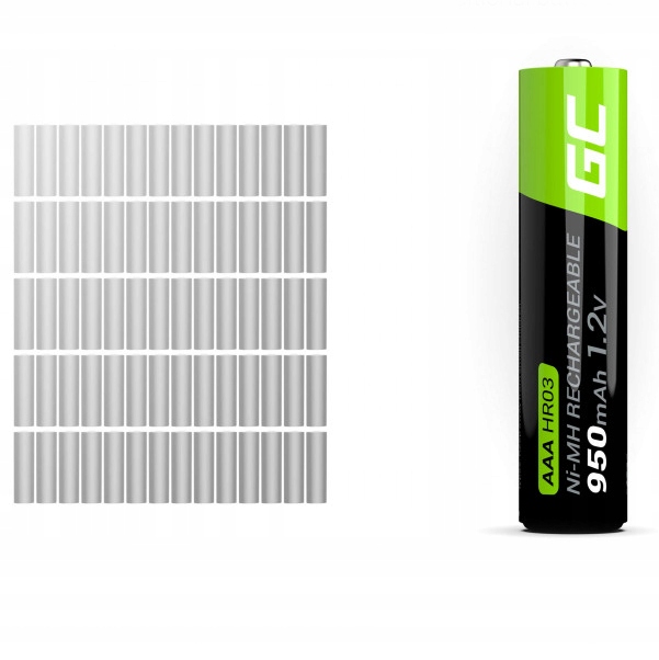 4x Akumulatorki Paluszki GC AAA R3 950mAh Ni-MH Baterie do myszki